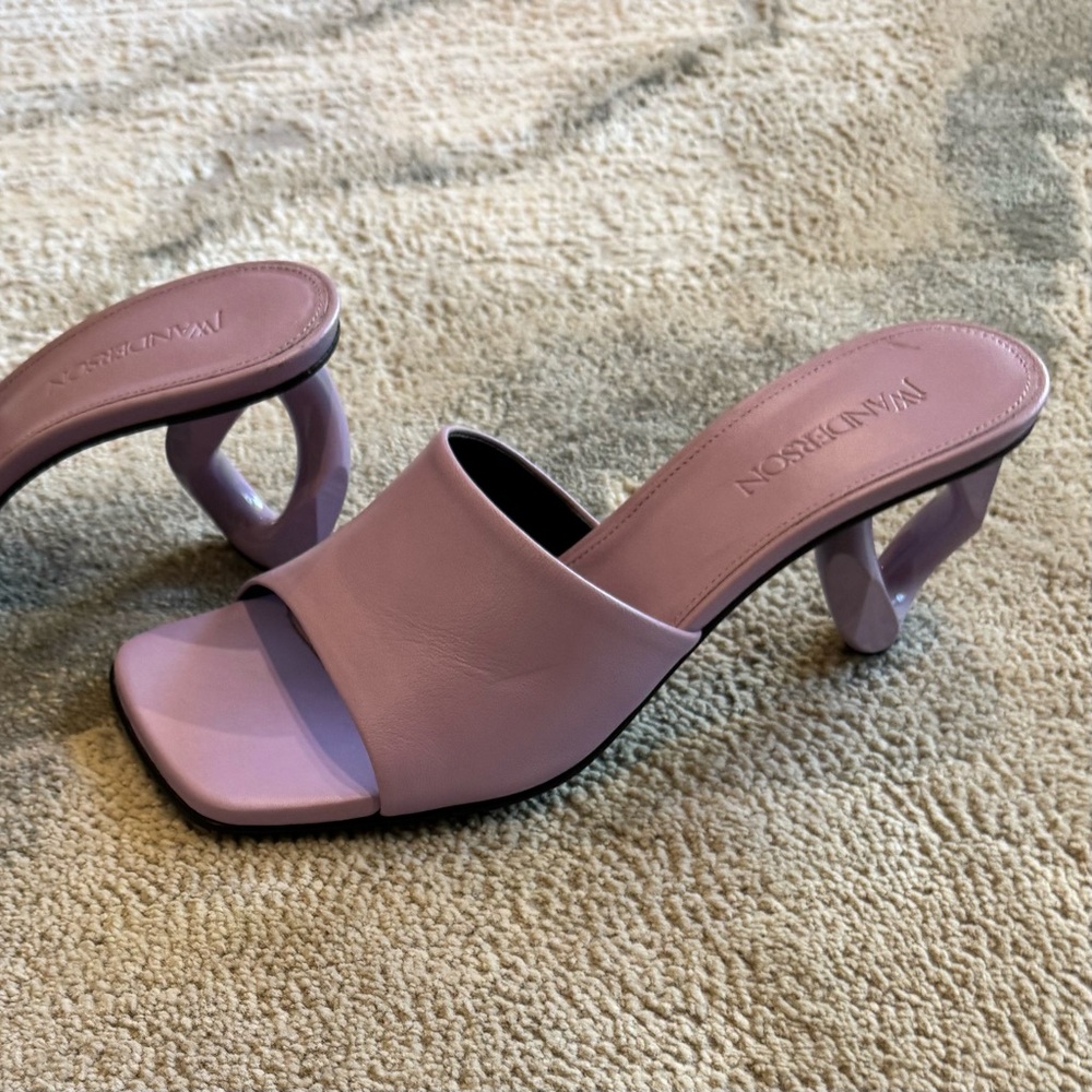 JW ANDERSON Lavender Curved Heels